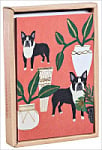 Dogs and Plants Luxe Foil Notecard Box