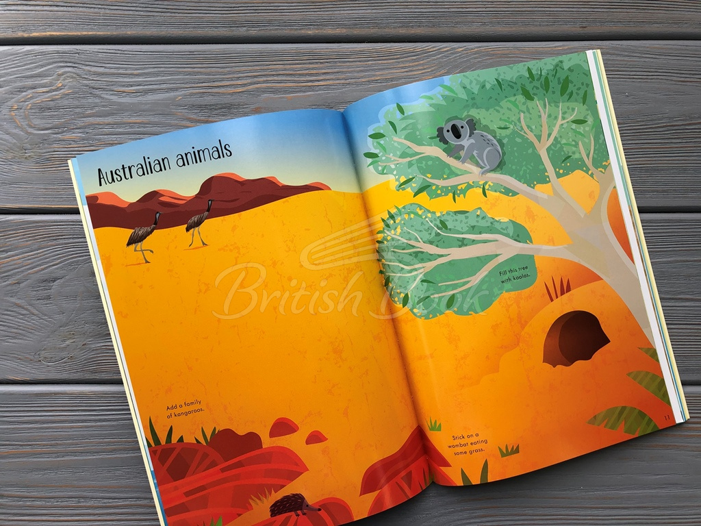 Книга Little First Stickers: Animals изображение 3
