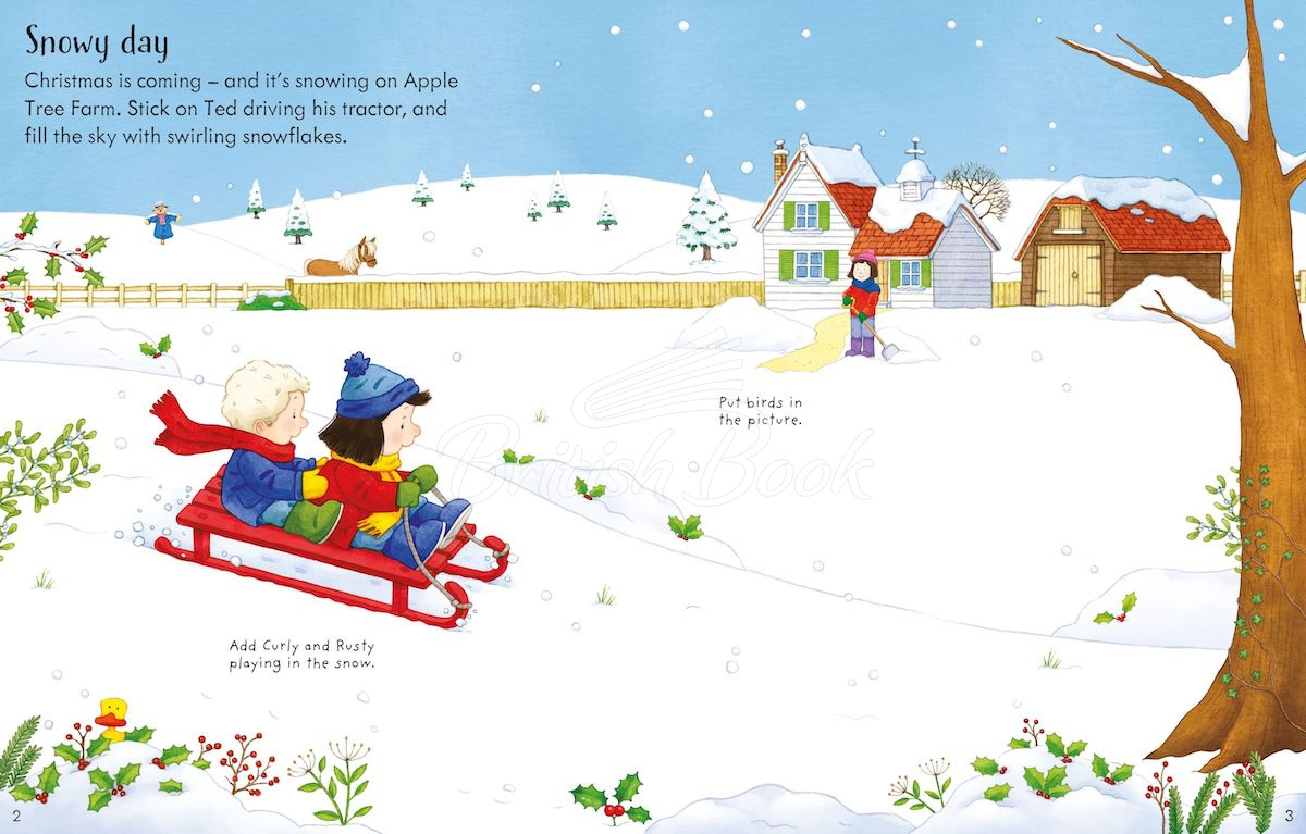 Книга Poppy and Sam's Christmas Sticker Book зображення 2