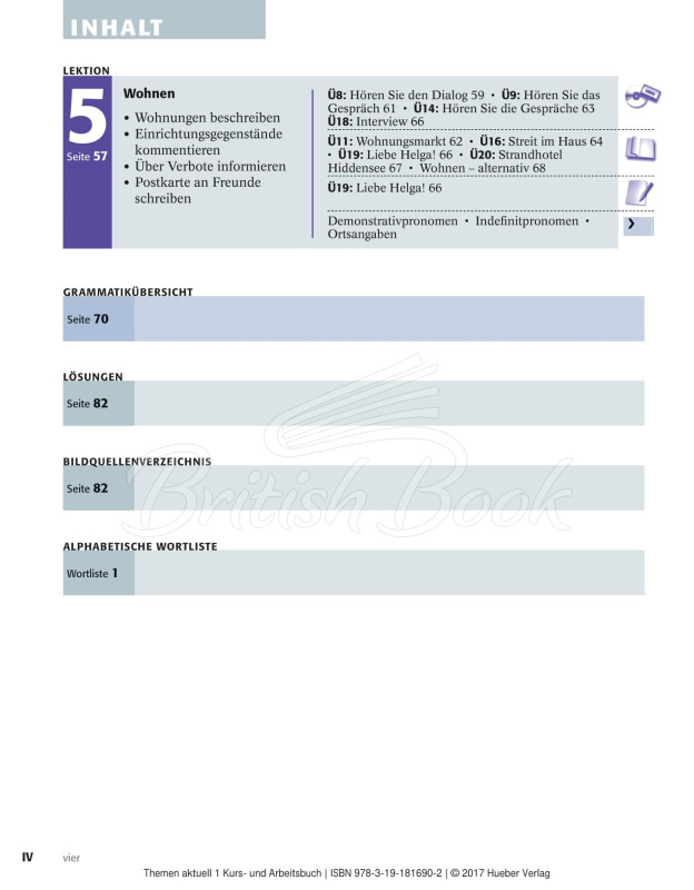 Учебник и рабочая тетрадь Themen aktuell 1 Kursbuch + Arbeitsbuch mit integrierter Audio-CD und CD-ROM, Lektion 1–5 изображение 1