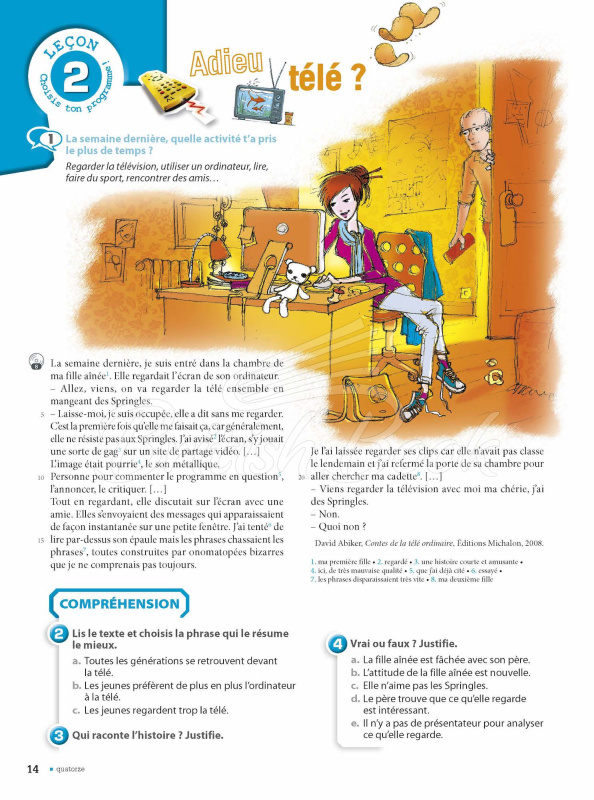 Учебник Adosphère 4 Livre de l'élève avec CD audio изображение 8