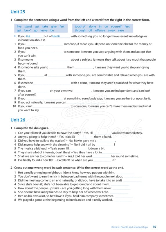 Книга Oxford Word Skills: Idioms and Phrasal Verbs Intermediate with answer key изображение 12