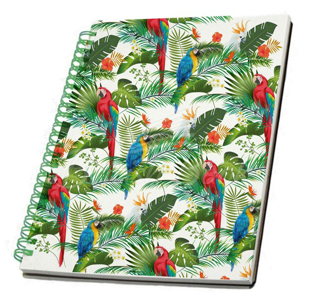 Блокнот Tropical Parrot A6 Notebook изображение