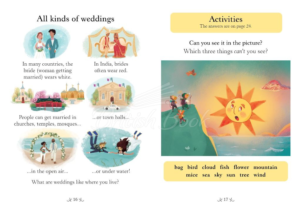 Книга Usborne English Readers Level Starter The Mouse's Wedding зображення 1