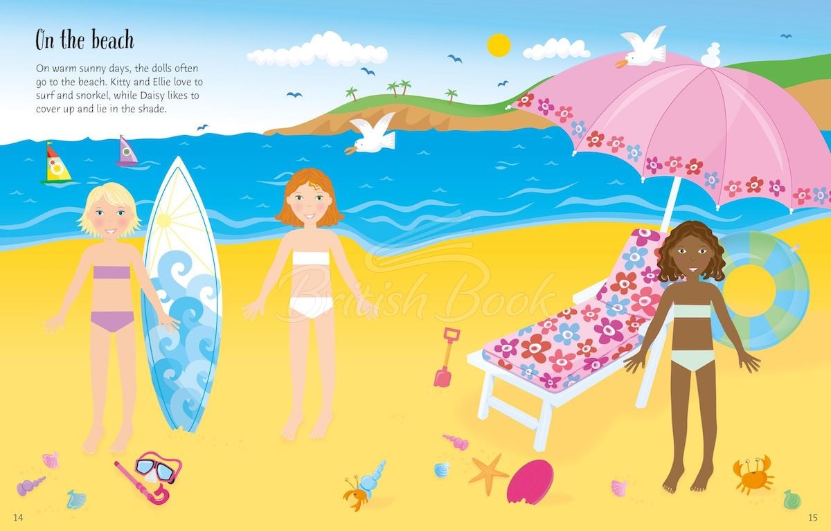 Книга Sticker Dolly Dressing: Dolls зображення 2