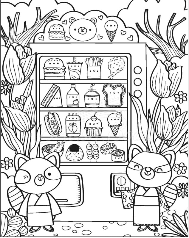 Книга Mangatopia: Tiny Kawaii: A Spectacularly Adorable Colouring Book of Anime and Manga зображення 1