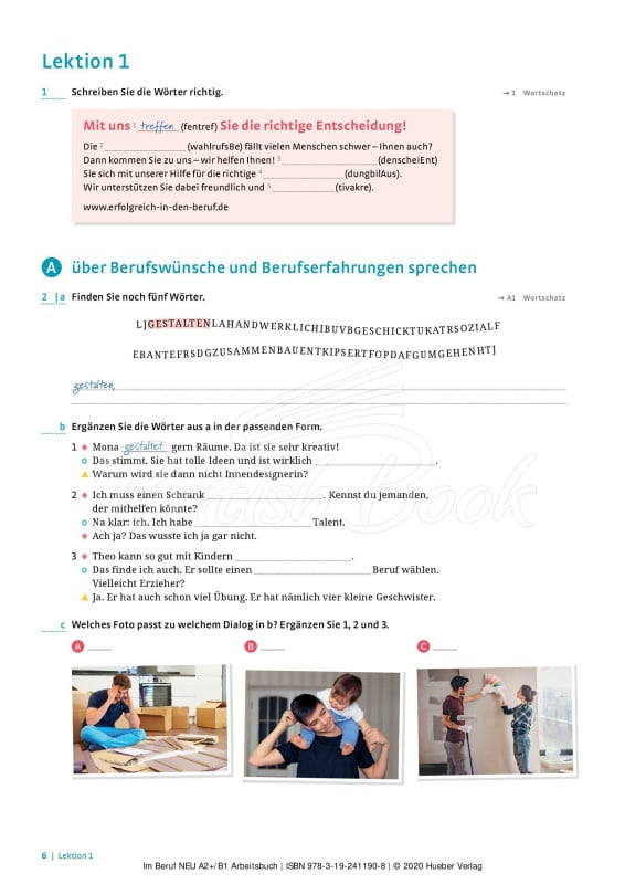 Робочий зошит Im Beruf Neu A2+/B1 Arbeitsbuch зображення 3