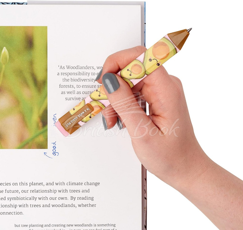 Закладка Pen Bookmark Avocado with Refills зображення 5