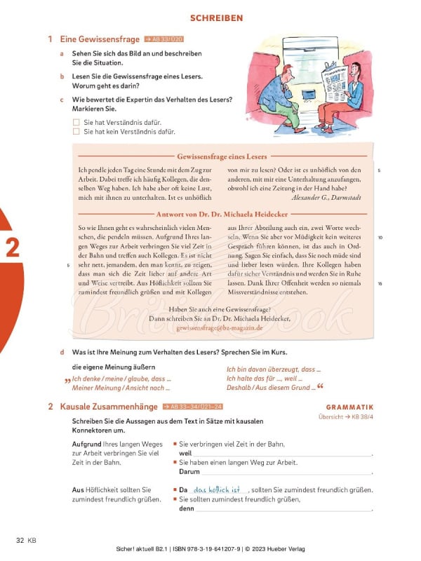 Учебник и рабочая тетрадь Sicher! Aktuell B2.1 Kursbuch und Arbeitsbuch mit Audios online, Lektion 1–6 изображение 8