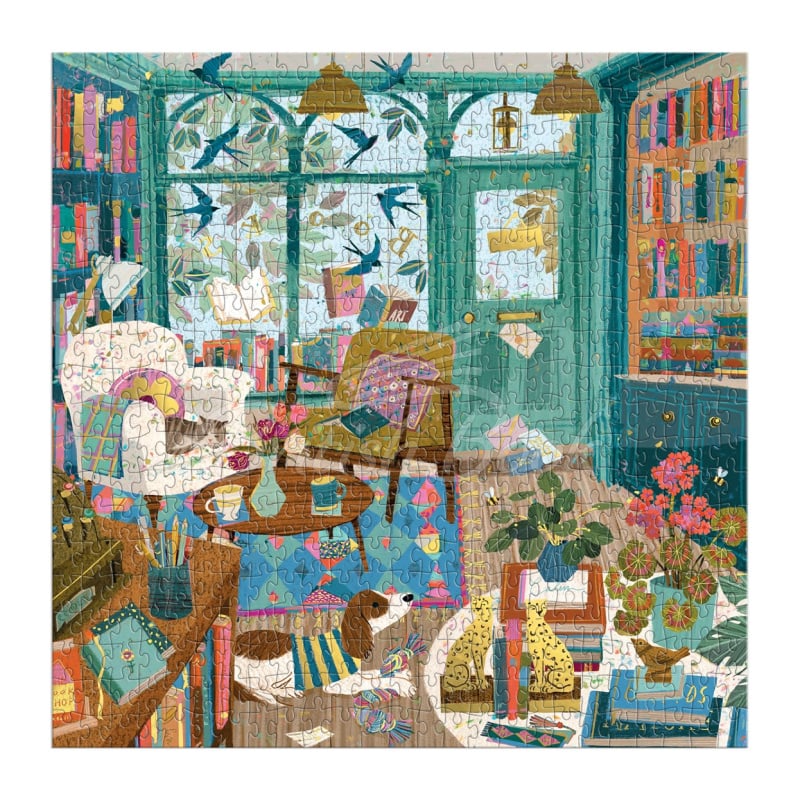 Пазл Bookshop Afternoon 500 Piece Foil Puzzle изображение 2