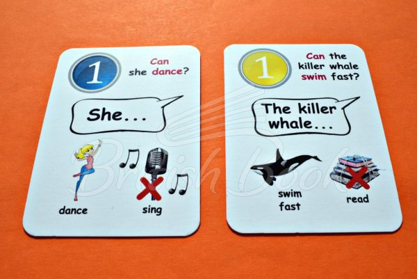 Карточки Fun Card English: Can / Can't изображение 10