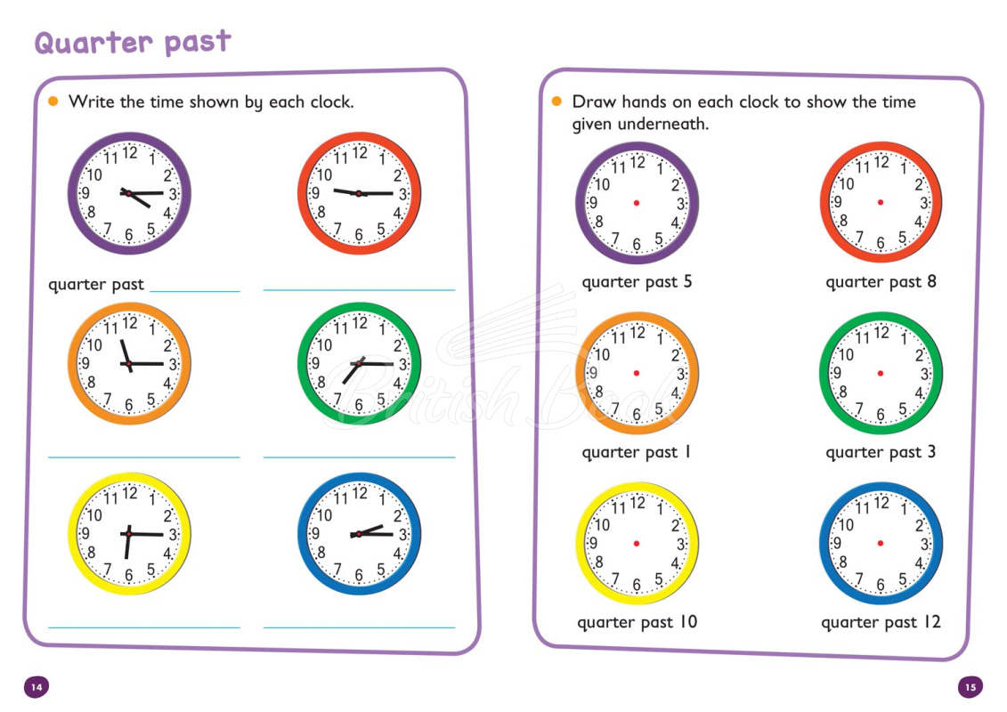 Книга Collins Easy Learning Preschool: Telling the Time Wipe Clean Activity Book зображення 2