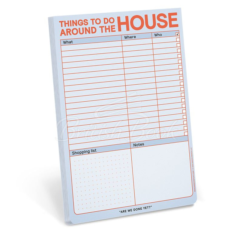 Блокнот Things to Do Around the House (with magnet) Classic Pad (Pastel Version) зображення 1
