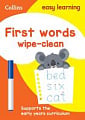 Collins Easy Learning: First Words Wipe-Clean Activity Book (Ages 3-5)