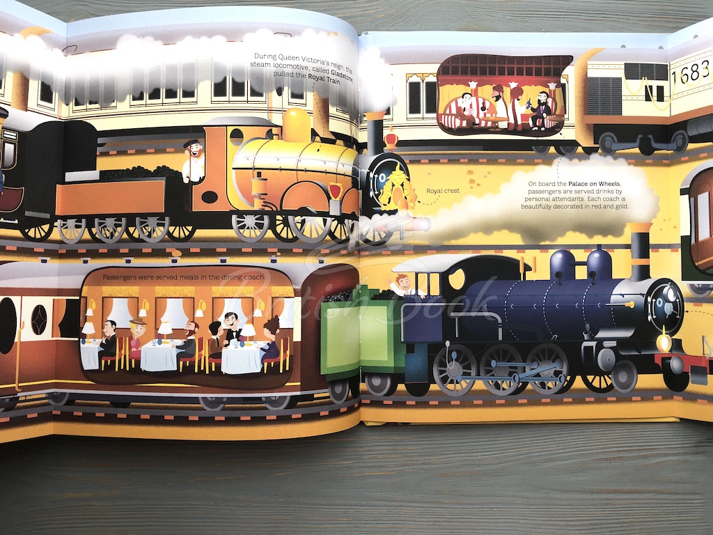 Книга Big Book of Trains зображення 5