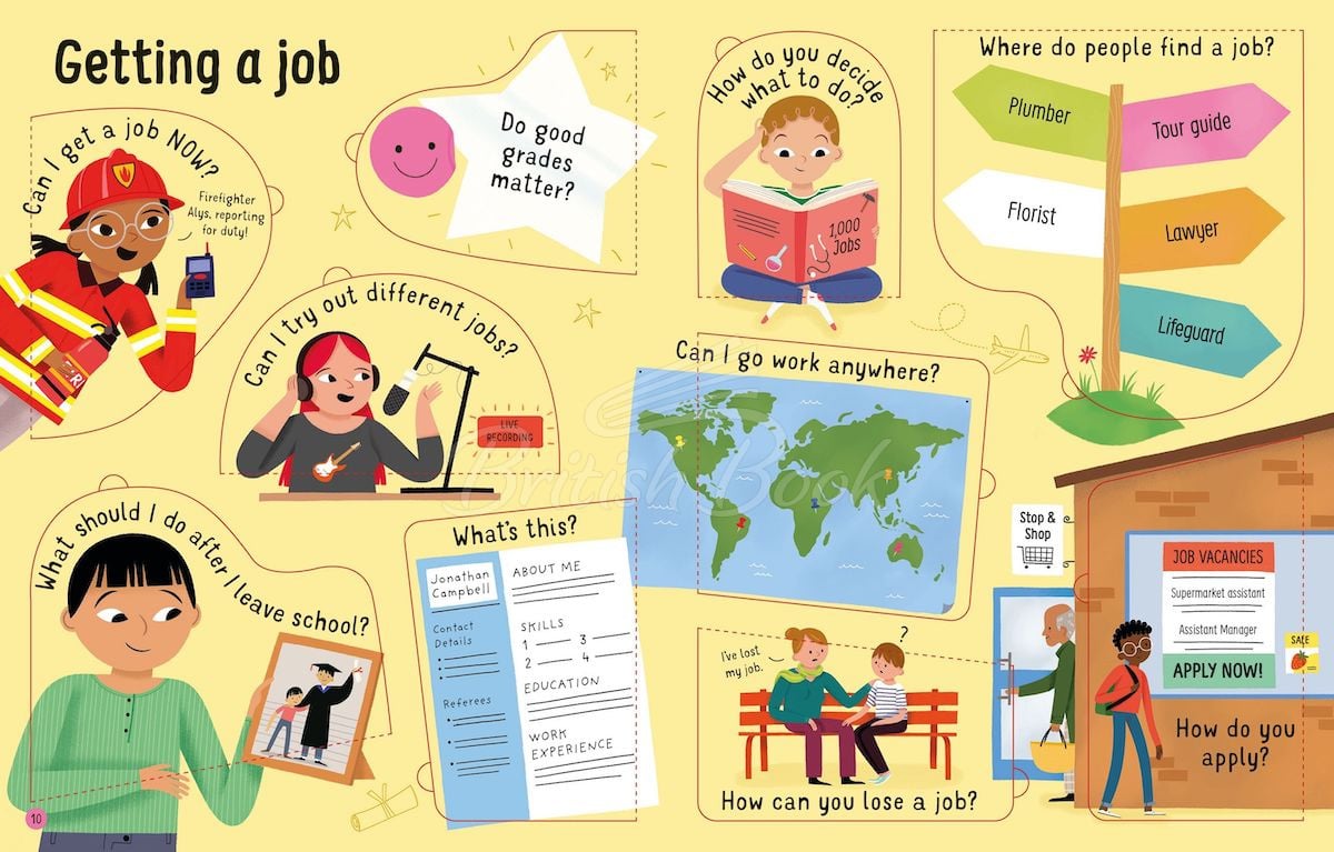 Книга Lift-the-Flap Questions and Answers about Jobs зображення 4