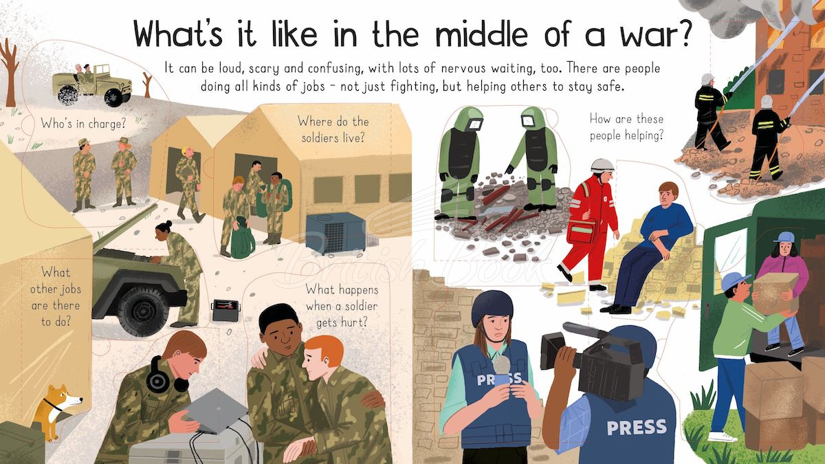Книга Lift-the-Flap First Questions and Answers: Why are there Wars? зображення 4