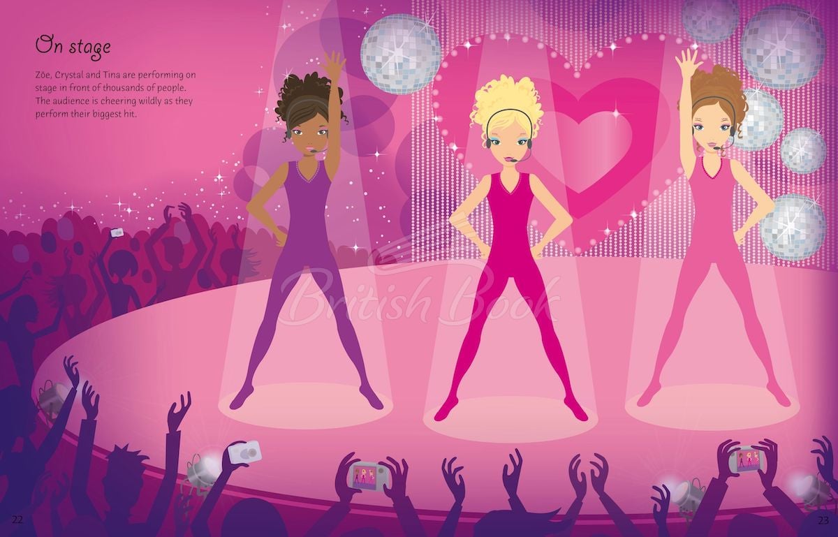 Книга Sticker Dolly Dressing: Popstars зображення 4