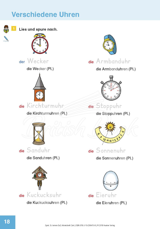 Книга Spielerisch Deutsch lernen DaZ-Arbeitsheft Zeit: Monate, Jahreszeiten, Uhrzeit зображення 4