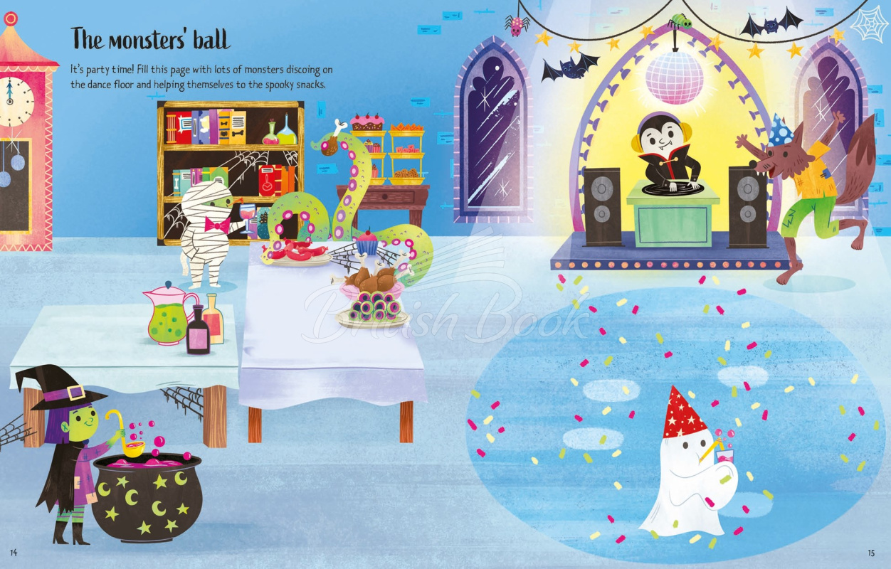Книга First Sticker Book: Halloween изображение 6