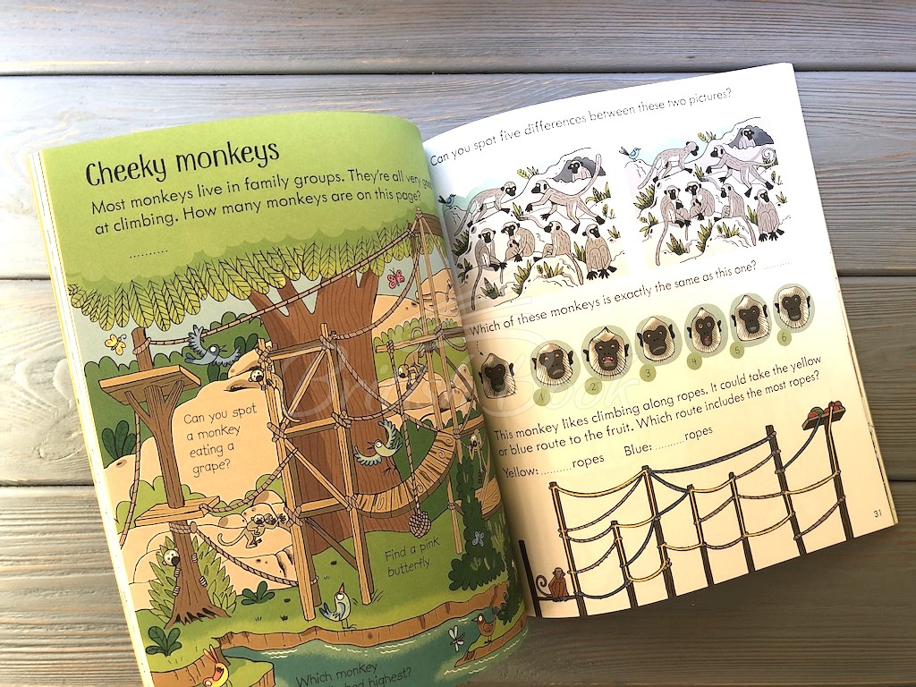 Книга Little Children's Zoo Activity Book зображення 8