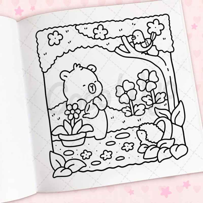 Книга Cozy Cuties: A Cute and Comfy Colouring Book изображение 4