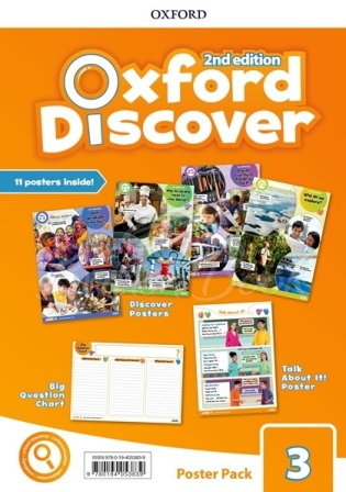 Набір плакатів Oxford Discover Second Edition 3 Poster Pack зображення
