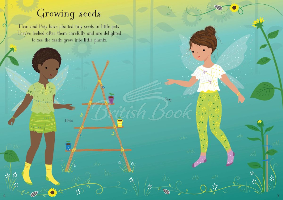Книга Little Sticker Dolly Dressing: Garden Fairy зображення 1