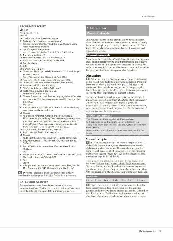 Книга для вчителя The Business 2.0 B1 Pre-Intermediate Teacher's Book with Teacher's Resource Disc зображення 5