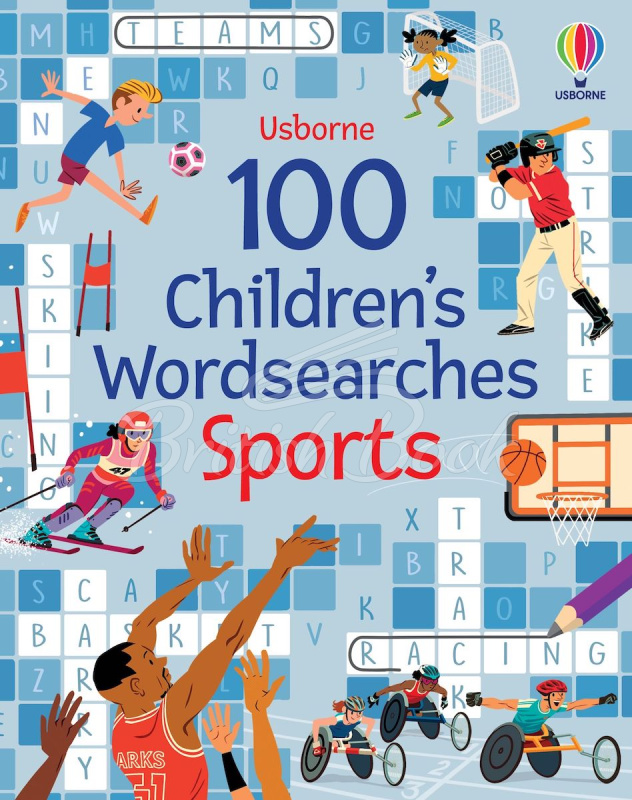 Книга 100 Children's Crosswords: Sports зображення
