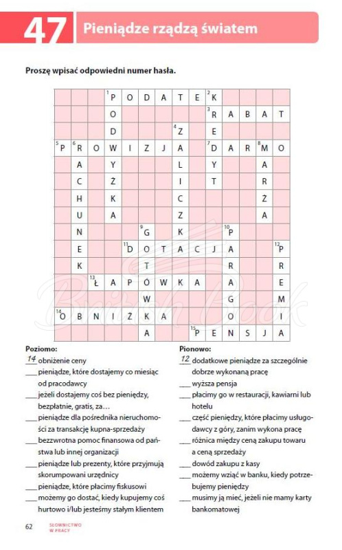 Книга Testuj Swój Polski: Słownictwo w pracy изображение 3