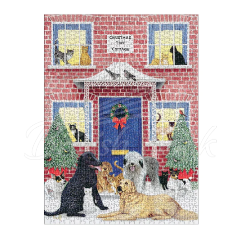Пазл Christmas Cottage Square Boxed 1000 Piece Puzzle зображення 2