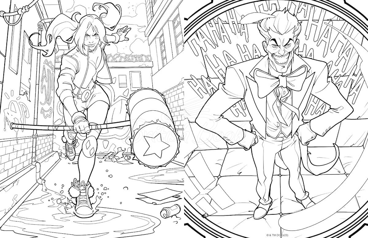 Книга DC Super-Villains: The Official Colouring Book зображення 5