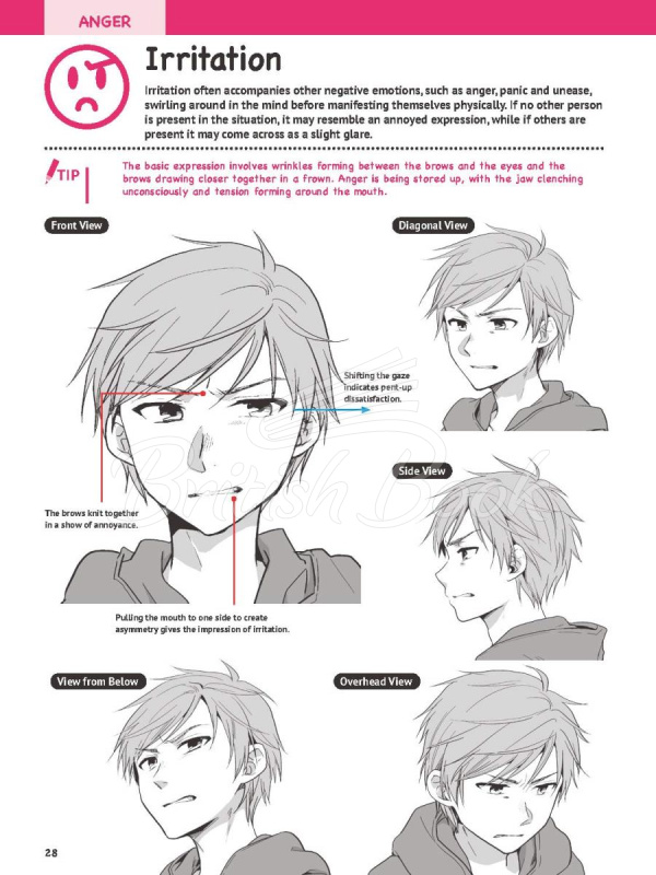 Книга How to Create Manga: Drawing Facial Expressions изображение 9