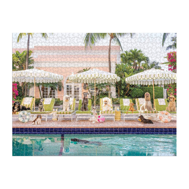 Пазл Gray Malin Pool Day Palm Beach 1000 Piece Puzzle изображение 3