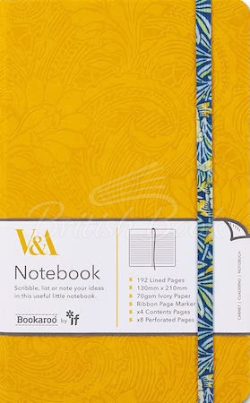 Блокнот V&A Bookaroo Journal A5 Morris Tulip & Willow изображение