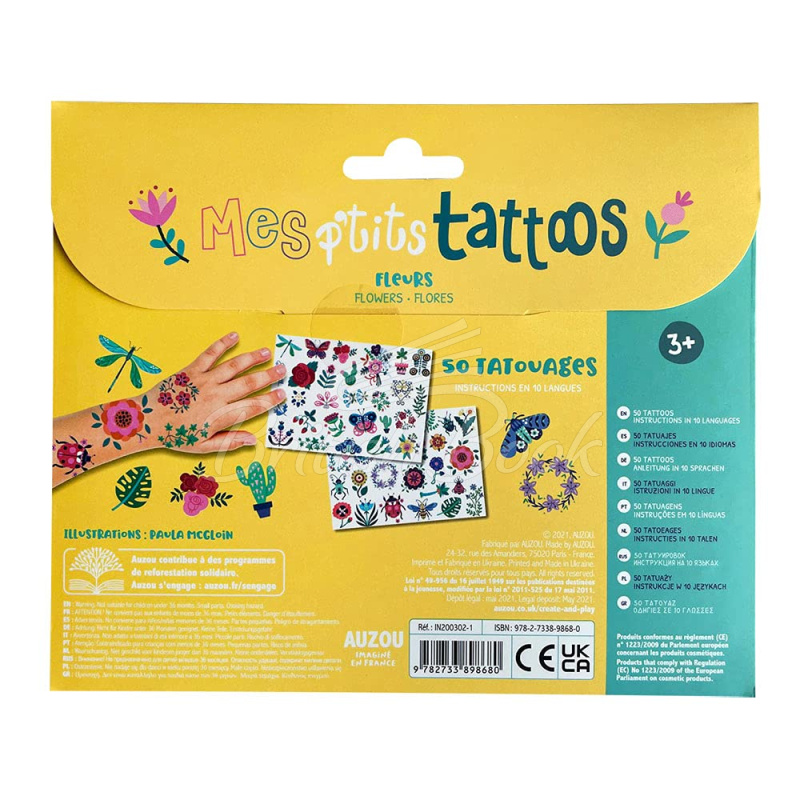 Набір Mes p'tits tattoos: Fleurs/Flowers зображення 3