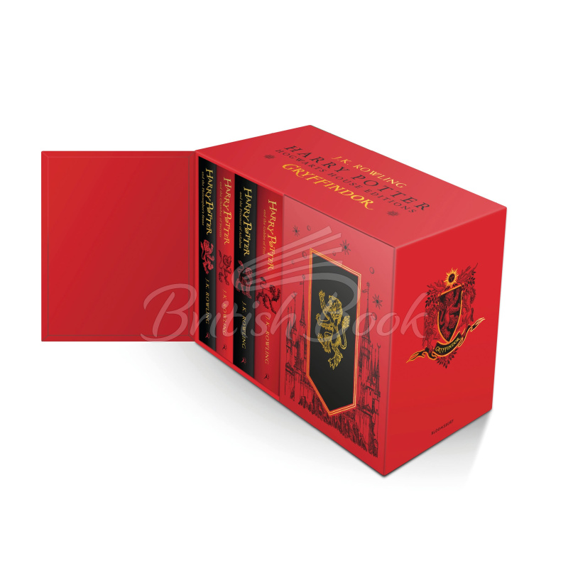 Набір книжок Harry Potter House Editions Gryffindor Hardback Box Set зображення