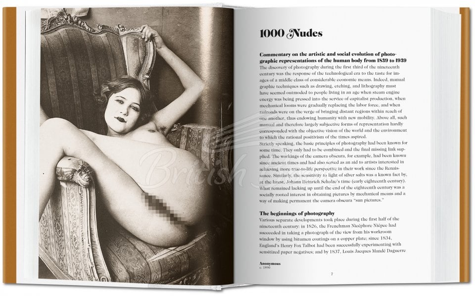 Книга 1000 Nudes. A History of Erotic Photography from 1839-1939 изображение 1