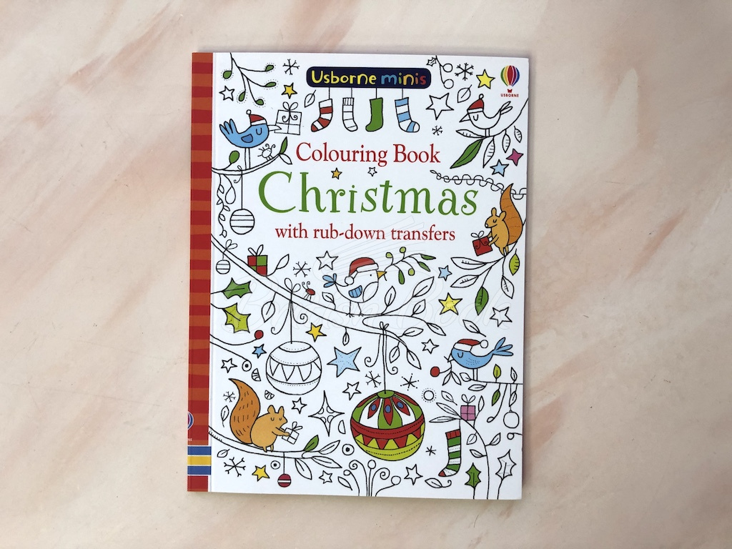 Книга Colouring Book Christmas with Rub-Down Transfers изображение 1