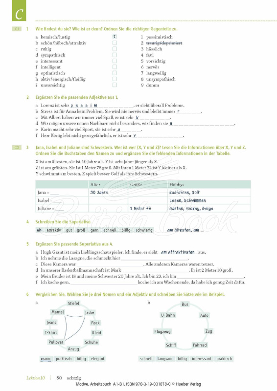 Рабочая тетрадь Motive A1–B1 Arbeitsbuch mit MP3-CD (Lektion 1-30) изображение 5