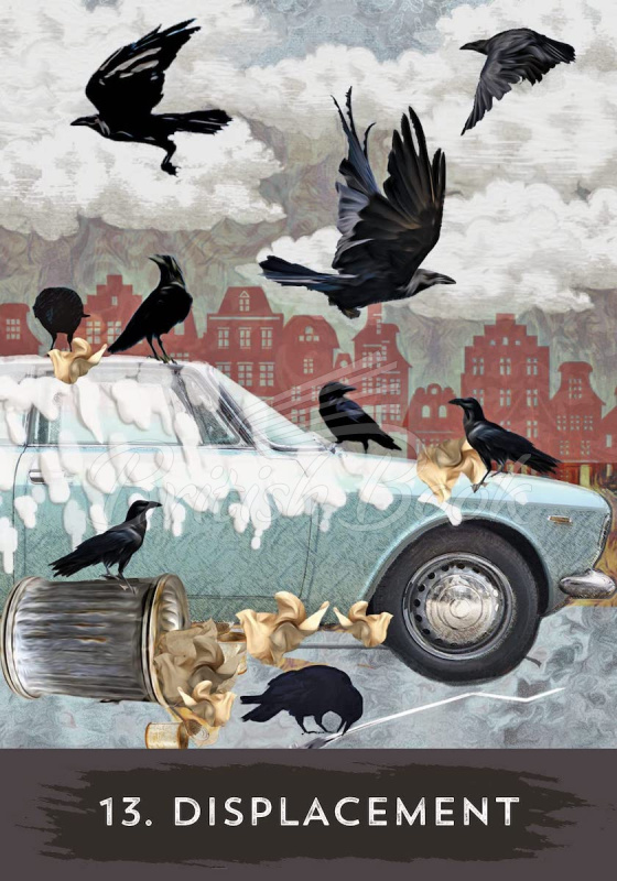 Карти таро Urban Crow Oracle зображення 3