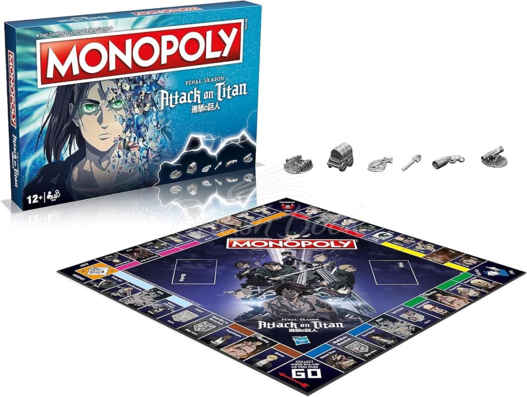 Настольная игра Monopoly Attack on Titan The Final Season изображение 4