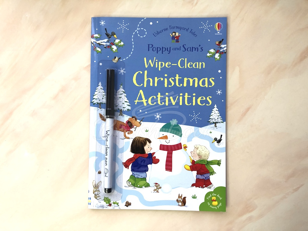 Книга Poppy and Sam's WipeClean Christmas Activities купити за 242