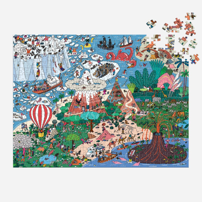 Пазл Where's ________? Curious & Far Out Places 500 Piece Search & Find Puzzle зображення 3