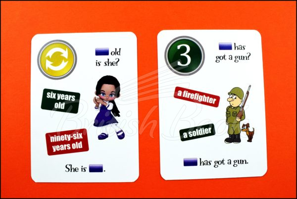 Карточки Fun Card English: Who, When, Where... изображение 4
