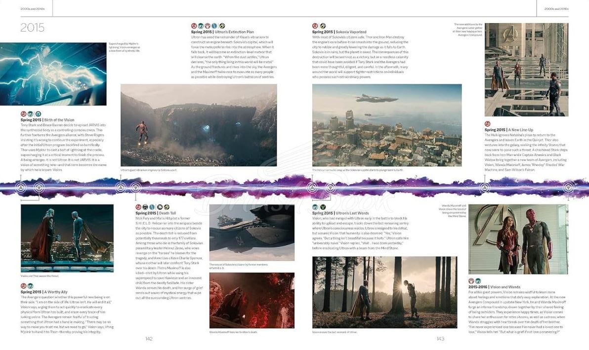 Книга Marvel Studios The Marvel Cinematic Universe An Official Timeline изображение 7