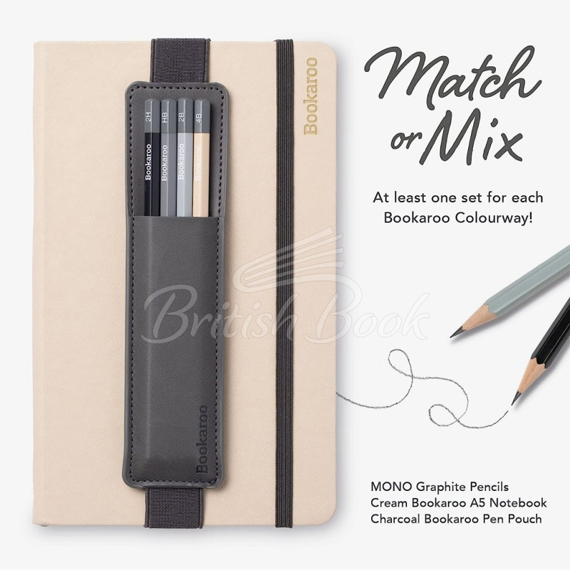 Набор Bookaroo Graphite Pencils Mono изображение 4