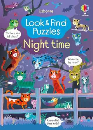 Книга Look and Find Puzzles: Night Time зображення