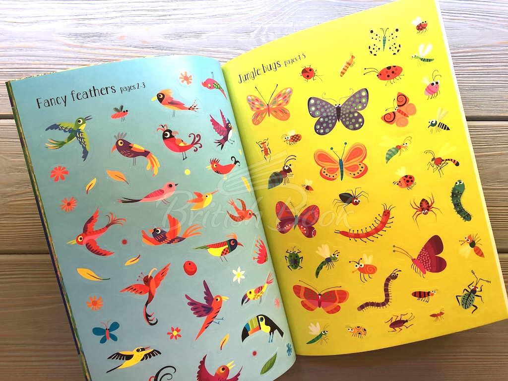 Книга Little First Stickers: Jungle зображення 3